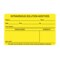 Nevs Label, Intravenous Solution Additives 2-7/16" x 4" Yellow w/Black PMA-240 - alternate 1